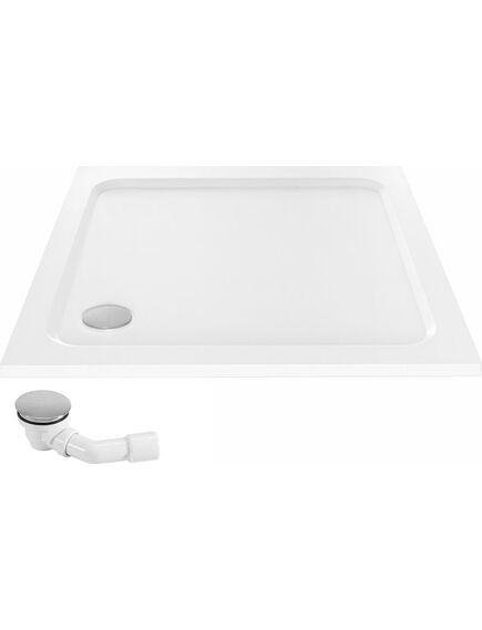 Rea Sanitary Brodzik prysznicowy akrylowy Rea Belmond biały 80x80, 3 image