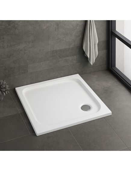 Rea Sanitary Brodzik prysznicowy akrylowy Rea Belmond biały 80x80, 2 image