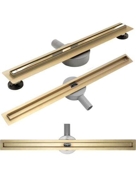 Rea Sanitary Odpływ Liniowy REA NEO SLIM PRO Złoty 70