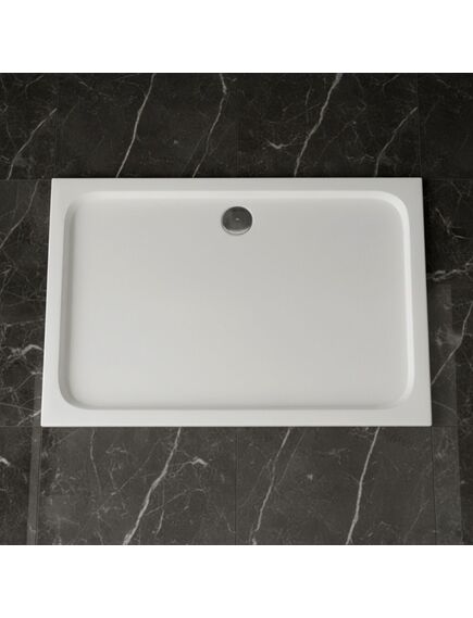 Rea Sanitary Brodzik prysznicowy akrylowy Rea Belmond biały 80x100, 4 image