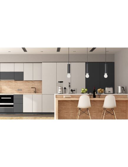 Toolight Lampa wisząca  OSTI A APP104-1CP Czarna, 5 image