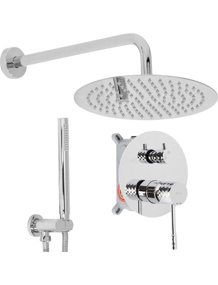 Rea Sanitary Zestaw natryskowy podtynkowy Rea Lungo Diamond Chrom + BOX