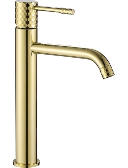 Rea Sanitary Bateria Umywalkowa Rea Lungo Diamond Złota Wysoka