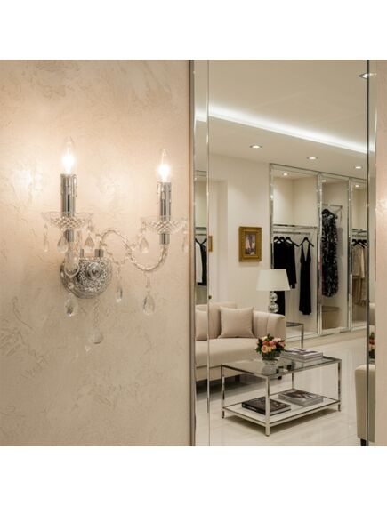 Toolight KINKIET ŚCIENNY EBT017-2W Transparentny, 4 image