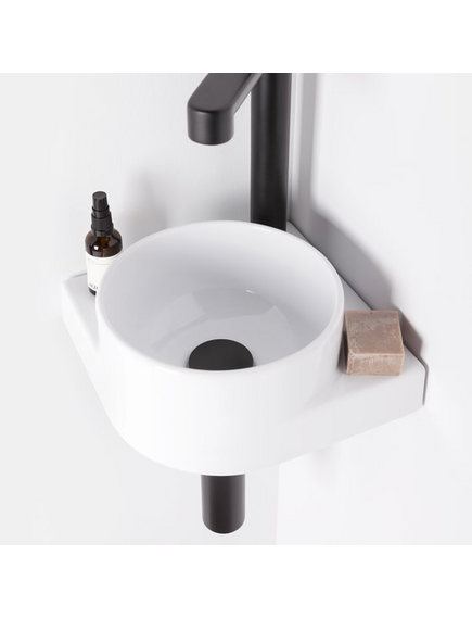 Washbasin Yard 280 C ceramic white matt