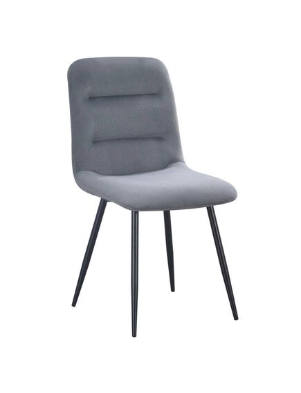 Krēsls BOS Grey Velour Chair, 2 image