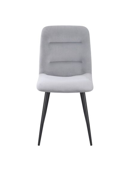 Krēsls BOS Light Grey Velour Chair, 4 image