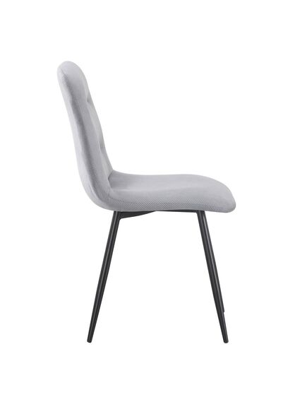 Krēsls BOS Light Grey Velour Chair