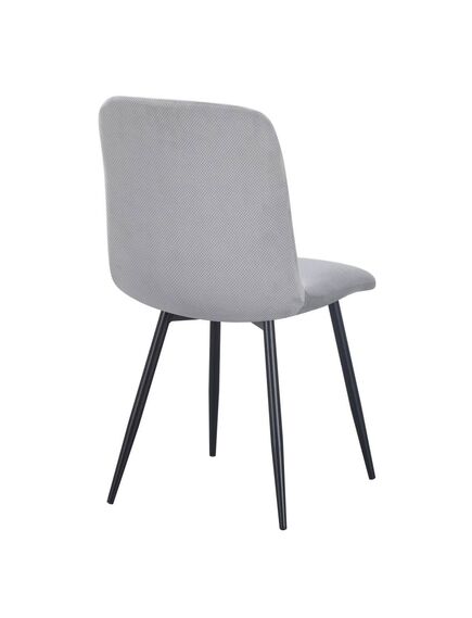 Krēsls BOS Light Grey Velour Chair, 2 image