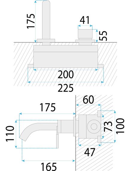 Rea Sanitary Bateria podtynkowa Rea Argon Miedź szczotkowana + BOX, 4 image