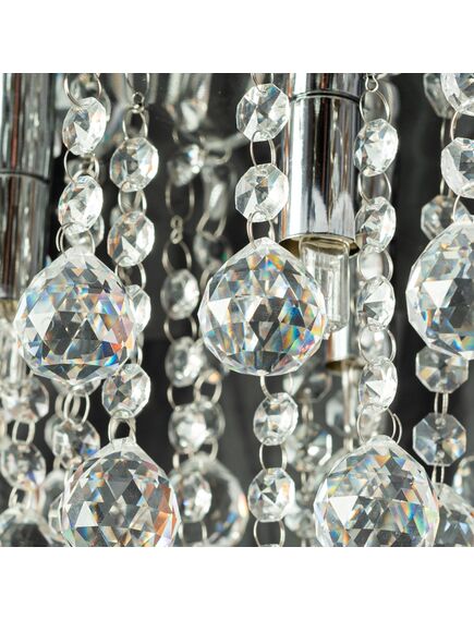 Toolight Lampa Sufitowa Kryształowa Plafon APP404-C, 3 image