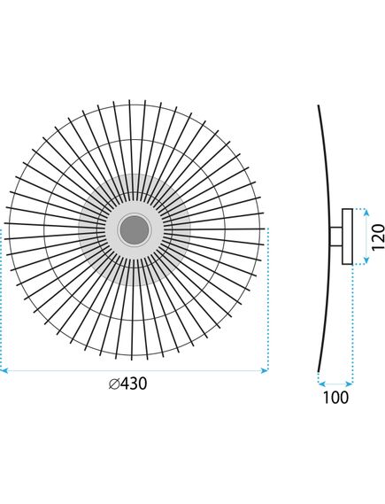 Toolight Kinkiet Bambusowy Boho APP1267, 4 image