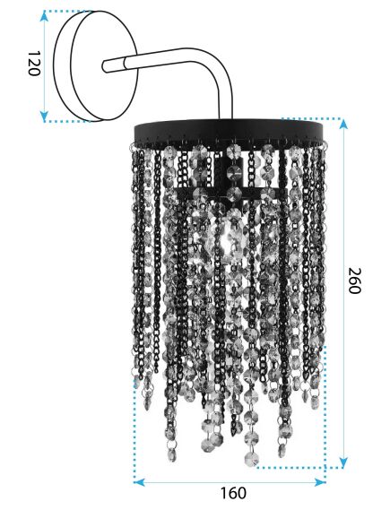 Toolight LAMPA ŚCIENNA KINKIET APP1315-W, 4 image