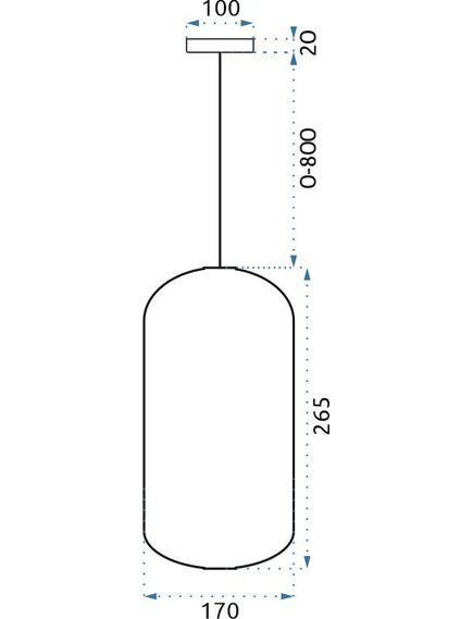 Toolight Lampa LED Sufitowa Wisząca Szklana APP442-CP, 4 image