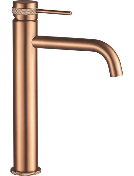 Rea Sanitary Bateria Umywalkowa REA Lungo Grip Miedź Szczotkowana Wysoka