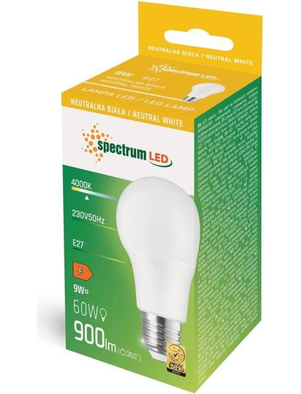 Tutumi Żarówka LED Zimna E27 230V 9W WOJ+14611, изображение 2