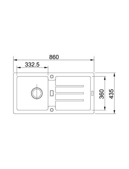 Franke STG 614 ar ventili 3½", abpusēja, Fragranit+, 86 x 43,5 cm, Sahara - gab., изображение 2