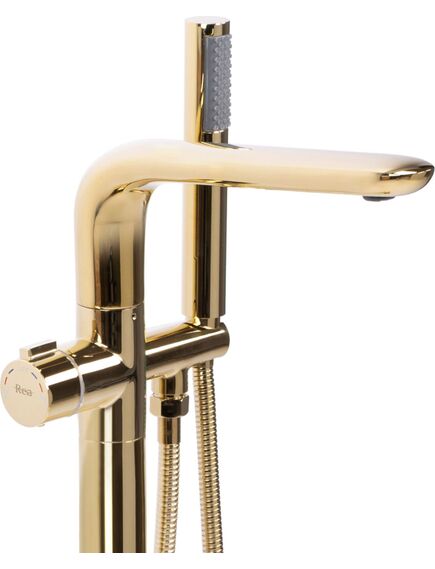 Rea Sanitary Bateria wannowa Rea CLARK ZŁOTA, изображение 2