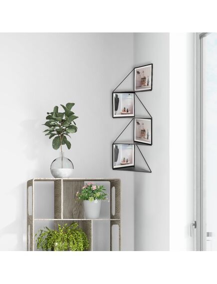 Tutumi Piekarināms metāla stūra plaukts ar attēlu rāmjiem SFZH-16B, 4 image