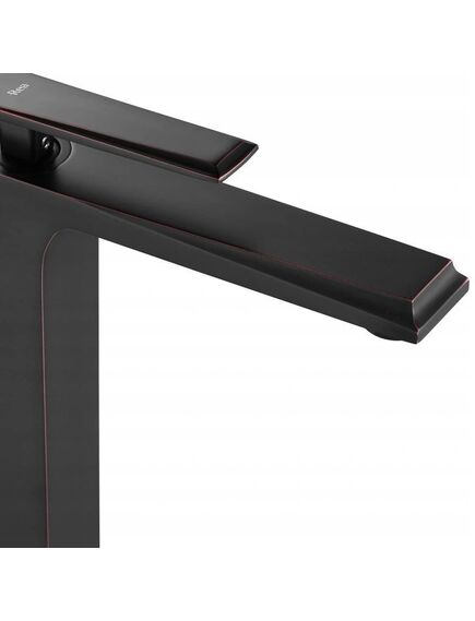 REA  Высокий REA Смеситель для умывальника   Romano Old Black, изображение 5