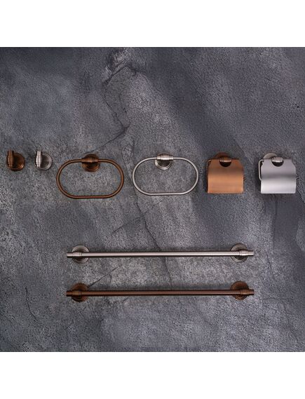 Rea Sanitary Uchwyt na papier toaletowy 16101 Aristo Złoto Szczotkowane, 3 image