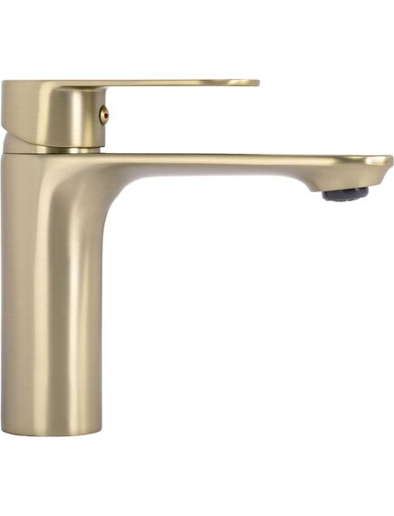 Rea Sanitary Bateria Umywalkowa REA Drop Złota Szczotkowana Niska, изображение 3