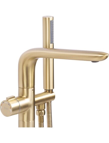 Rea Sanitary Bateria wannowa Rea CLARK ZŁOTA SZCZOTKOWANA, 5 image