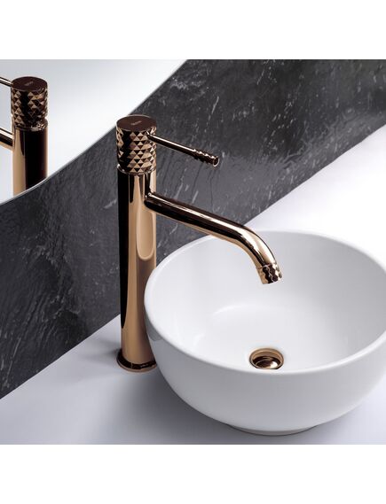 Rea Sanitary Bateria Umywalkowa Rea Lungo Diamond Miedziana Wysoka, 2 image