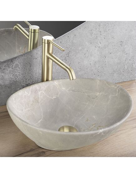 Rea Sanitary Umywalka nablatowa Rea Sofia Beige Matt, 2 image