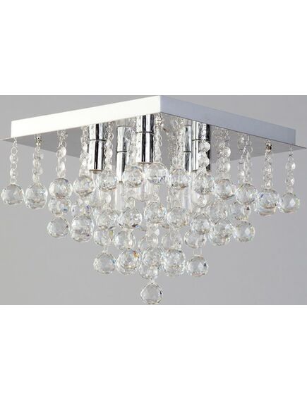 Toolight Kryształowa Lampa Sufitowa Plafon APP515-4C Cristal, 2 image