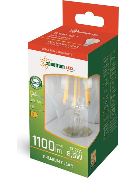 Tutumi Żarówka LED GLS E-27  8,5W WOJ+14595, изображение 3