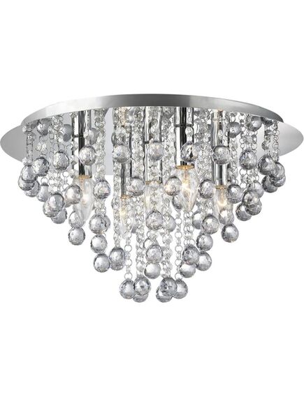 Toolight Kryształowa Lampa Sufitowa Plafon APP514-5C Cristal