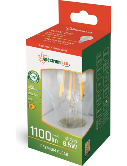 Tutumi Żarówka LED GLS E-27  8,5W WOJ+14595, изображение 2