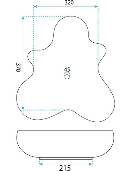 Rea Sanitary Umywalka nablatowa Rea IZOLDA, 4 image