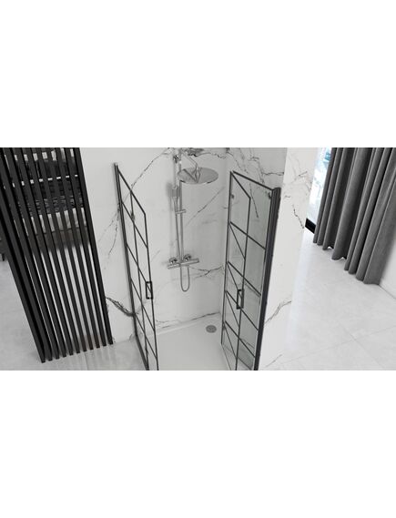 Rea Sanitary Kabina prysznicowa Rea Molier Black Double 80x100, 3 image
