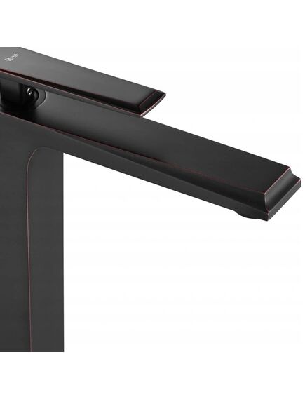 REA  Высокий REA Смеситель для умывальника   Romano Old Black, изображение 2