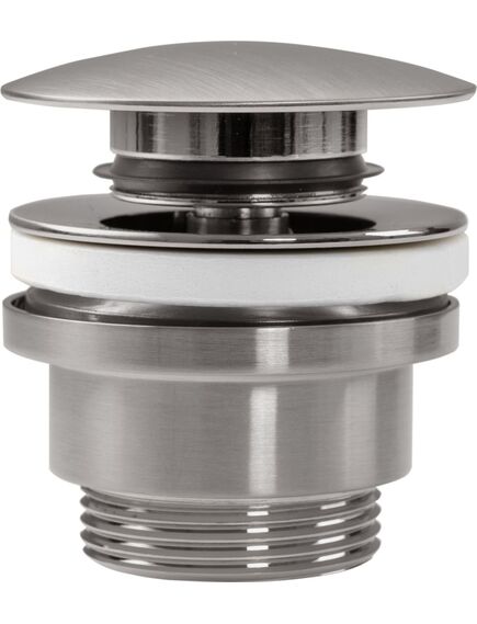 Rea Sanitary Korek umywalkowy uniwersalny klik-klak Rea Szczotkowany Nikiel