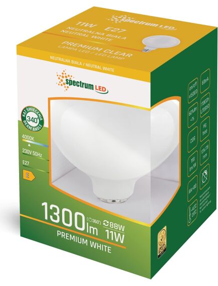 Tutumi Żarówka LED Neutralna E-27 230V 11W 14368, 3 image