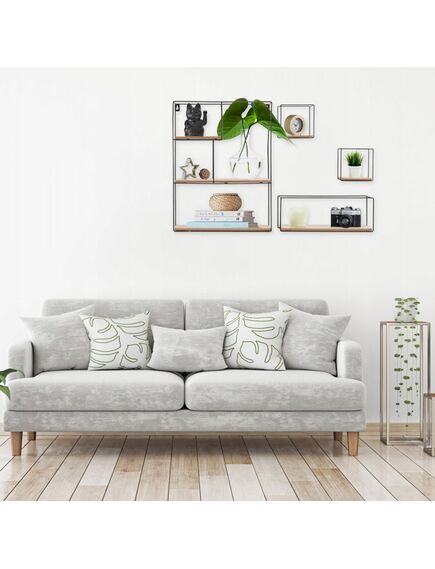 Tutumi 4 LOFT Metal Industrial 391883 sienas plauktu komplekts, 4 image