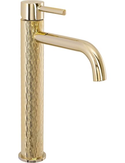 Rea Sanitary Bateria Umywalkowa REA LUNGO ART Złota Wysoka