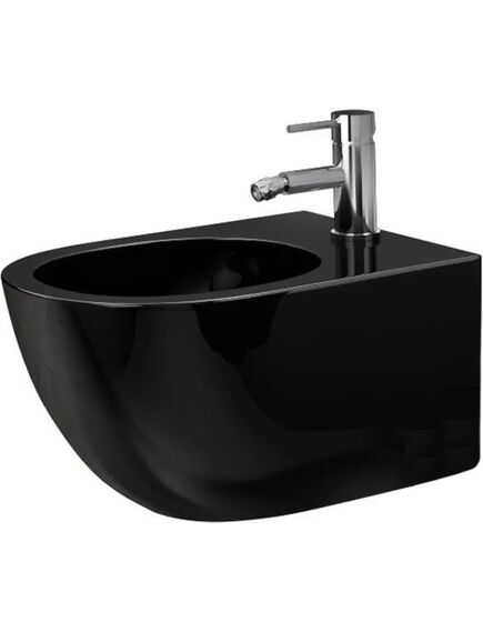 REA Биде настенное  Carlo Mini Black