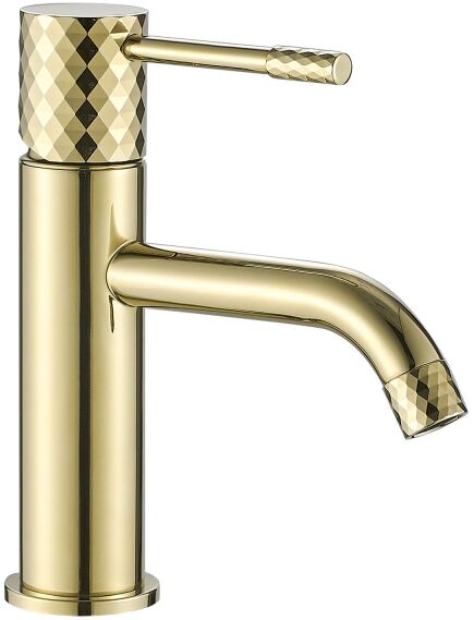 Rea Sanitary Bateria umywalkowa Rea Lungo Diamond Złota Niska