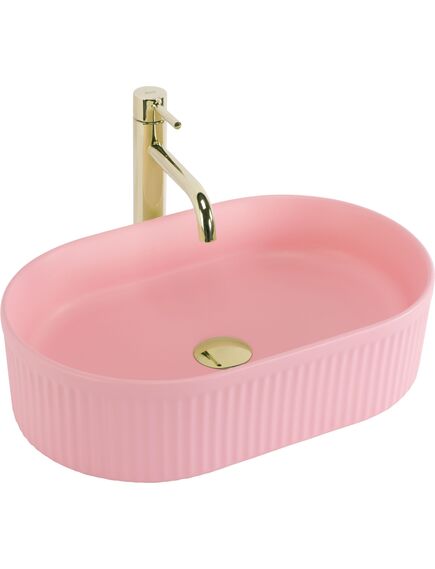 Rea Sanitary Umywalka nablatowa Rea Vanda Bubble Gum Matt, изображение 5