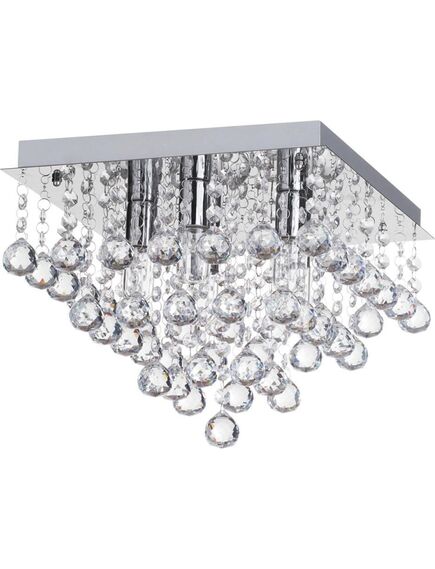 Toolight Kryształowa Lampa Sufitowa Plafon APP515-4C Cristal