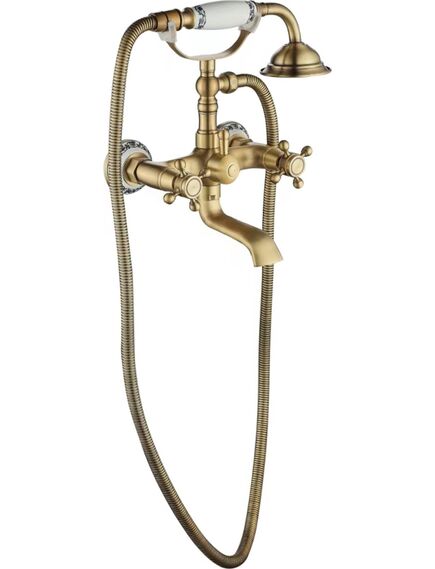 Rea Sanitary Bateria wannowa Rea Rustico czarna postarzana, изображение 3