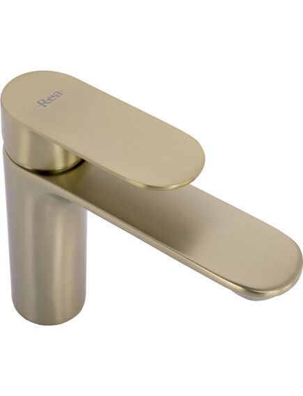 Rea Sanitary Bateria Umywalkowa REA Drop Złota Szczotkowana Niska, изображение 4