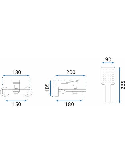 REA Soul Black vannas maisītājs, 4 image