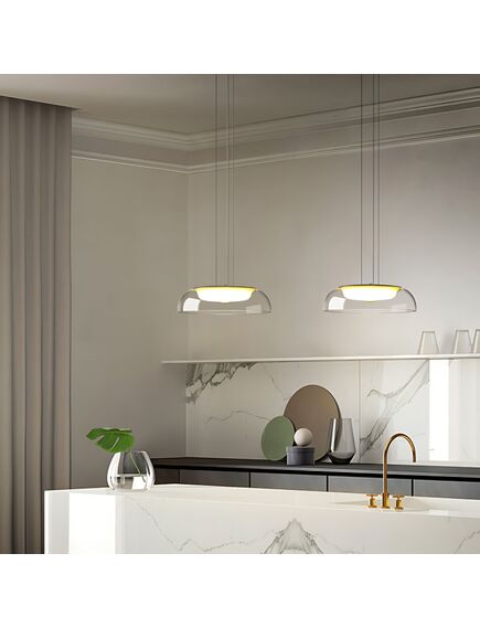 Toolight LAMPA WISZĄCA LED APP1691-1PC Złota, 3 image