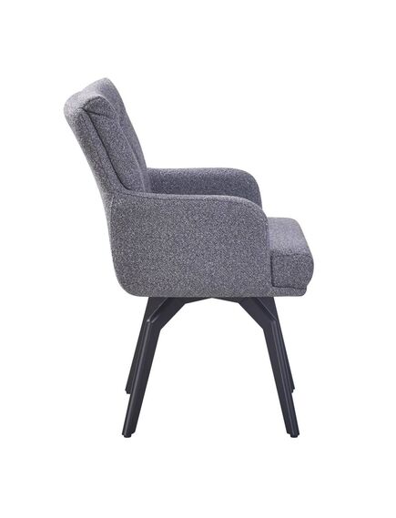 Krēsls LUX Anthracite Boucle Chair, 4 image