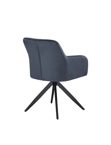 Krēsls MAX Grey Velvet Chair